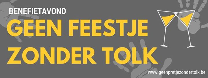 poster geen feestje zonder tolk